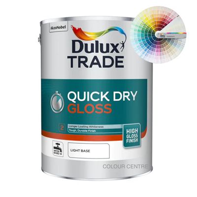 DULUX TRADE QUICK DRY GLOSS TINT COL 5L
