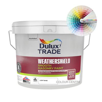 DULUX TRADE W/SHIELD SMOOTH MASONRY TINT COL 10L