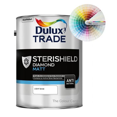 DULUX TRADE STERISHIELD DIAMOND MATT TINT COL 5L