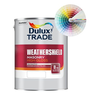 DULUX TRADE W/SHIELD MASONRY HIGH GLOSS TINT COL 5L