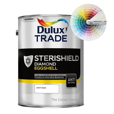 DULUX TRADE STERISHIELD DIAMOND EGGSHELL TINT COL 5L
