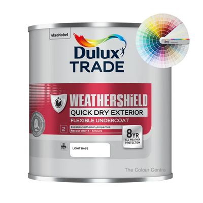 DULUX TRADE W/SHIELD QD EXT FLEX U/COAT TINT COL 1L
