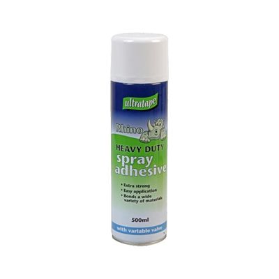 500ML SPRAY ADHESIVE HEAVY DUTY &quot;RHINO&quot;