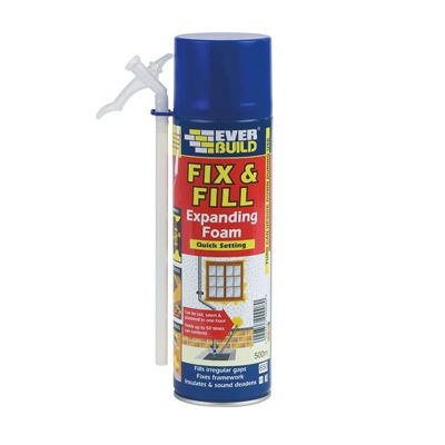 EVERBUILD FIX &amp; FILL EXPANDING FOAM 500ML