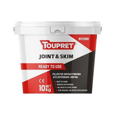 TOUPRET JOINT &amp; SKIM - READY TO USE 10kg