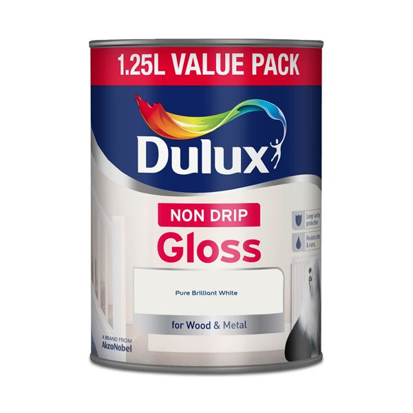 DULUX RETAIL NON DRIP GLOSS PBW 1.25L