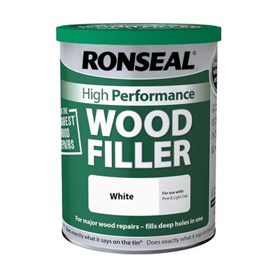 RONSEAL HIGH PERF WOOD FILLER WHITE 1KG