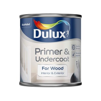 DULUX RETAIL PRIMER &amp; UNDERCOAT FOR WOOD 250ML