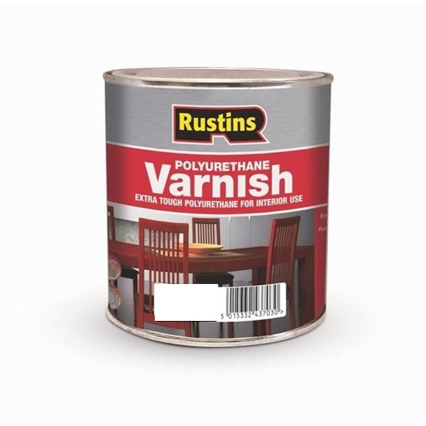 Rustins Poly Varnish Gloss Oak 500ml