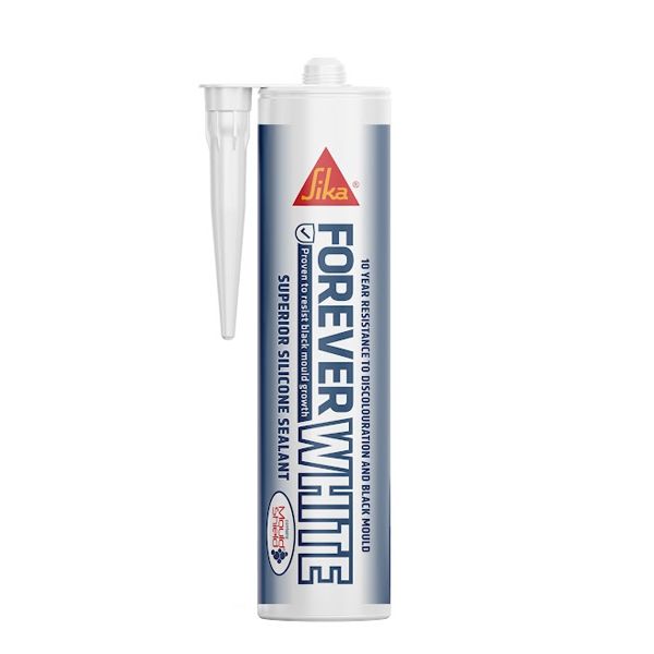 EVERBUILD FOREVER WHITE SILICONE 295ML