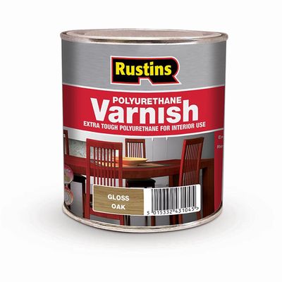 Rustins Poly Varnish Gloss Oak 1ltr