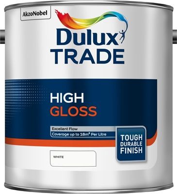 DULUX TRADE HIGH GLOSS WHITE 2.5L