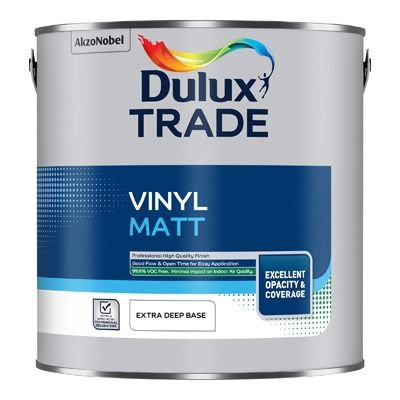 Dulux Trade Vinyl Matt Extra Deep Base 2.5L