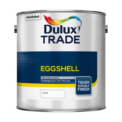 DULUX TRADE EGGSHELL WHITE 2.5L DULUX TRADE EGGSHELL WHITE 2.5L