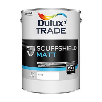 Dulux Trade Scuffshield Matt White 5L