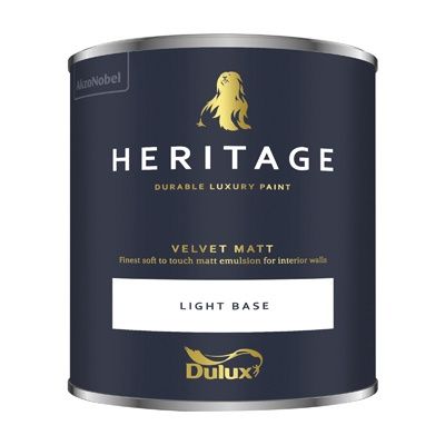 DULUX TRADE HERITAGE VELVET MATT LIGHT BS 1L