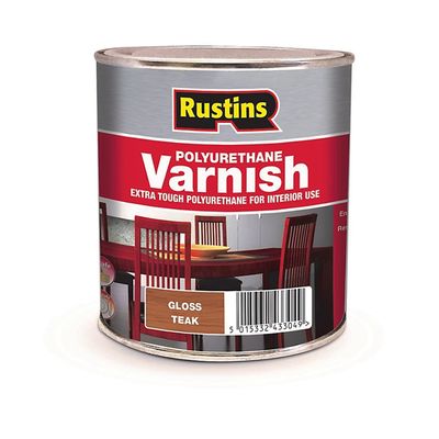 Rustins Poly Varnish Gloss Teak 1ltr