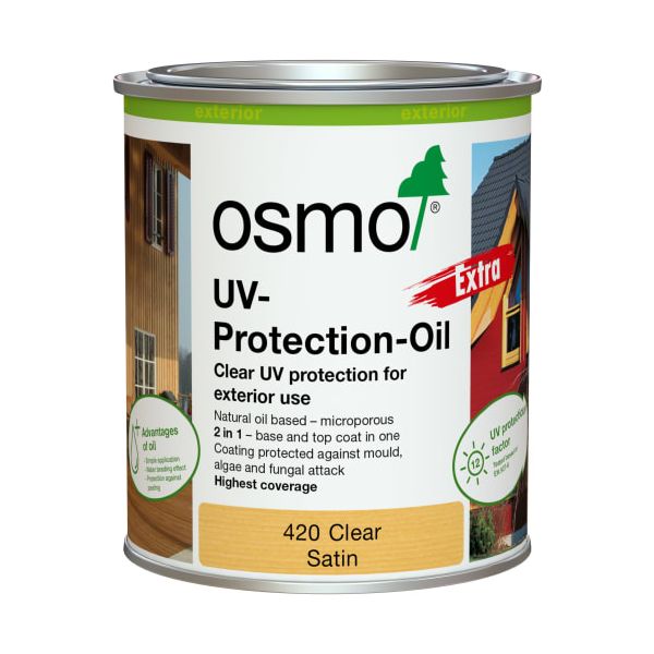Osmo UV-Protection-Oil Extra 420 Clear Satin 0.75L