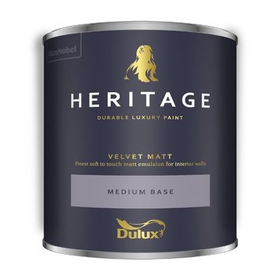 DULUX TRADE HERITAGE VELVET MATT MEDIUM BS 1L