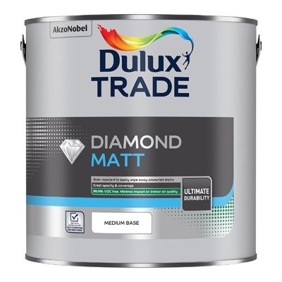 Dulux Trade Diamond Matt Medium Base 2.5L