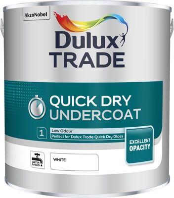 DULUX TRADE QUICK DRY UNDERCOAT WHITE 2.5L DULUX TRADE QUICK DRY UNDERCOAT WHITE 2.5L