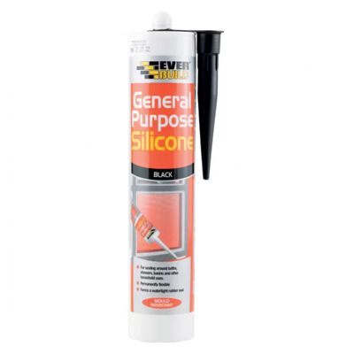 SIKA GEN PURPOSE SILICONE BLACK 280ML