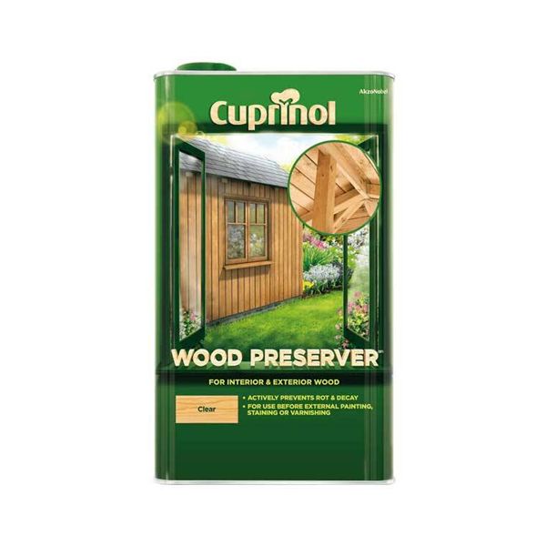 CUPRINOL WOOD PRESERVER CLEAR 5L