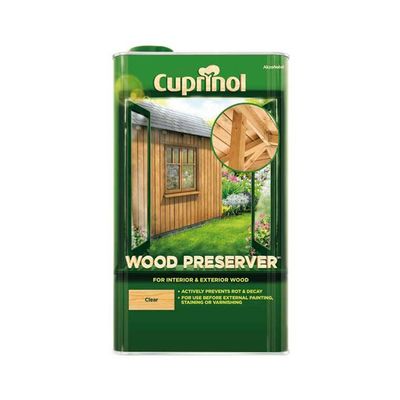 CUPRINOL WOOD PRESERVER CLEAR 5L