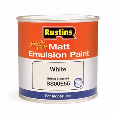 Rustins Matt Emulsion White 250ml