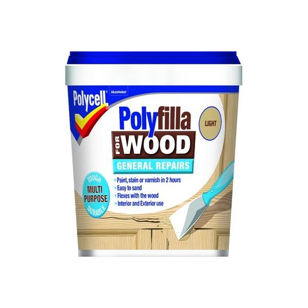 POLYCELL P/FILL WOOD GEN/REP LIGHT TUB 380GM
