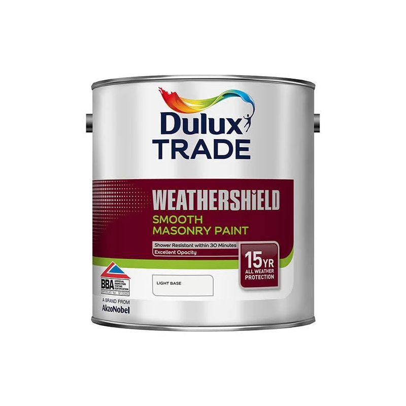 Dulux Trade Weathershield Smooth Light Base 2.5L