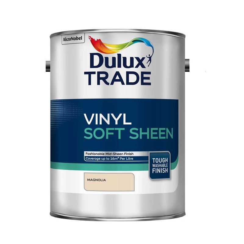 Dulux Trade Vinyl Soft Sheen Magnolia 5L