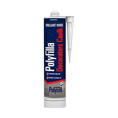 Polycell Trade Polyfilla Dec Caulk B/White 380ml
