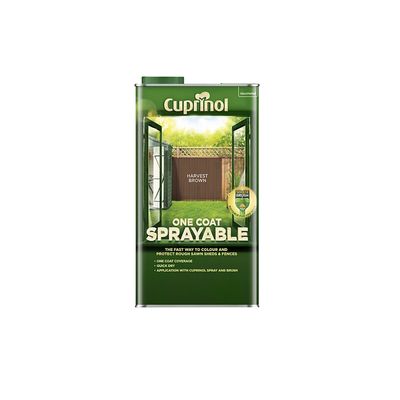 CUPRINOL SPRAY/FENCE T/MENT HARVEST BROWN 5L