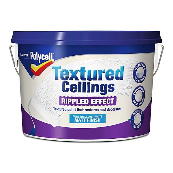 POLYCELL TEXT CEILINGS RIPPLE EFFECT MATT 2.5L