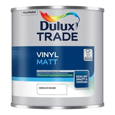 Dulux Trade Vinyl Matt Medium Base 1L