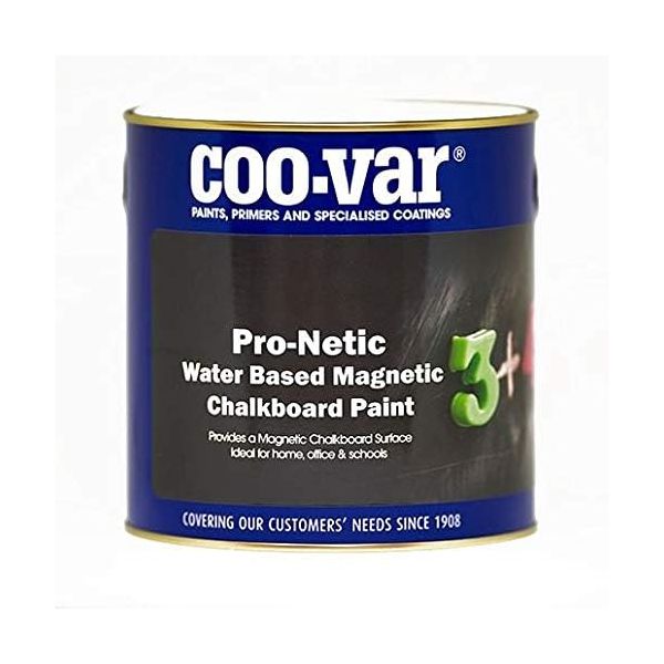COOVAR PRONETIC W/B MAGNETIC CHALKBOARD BLACK 1L