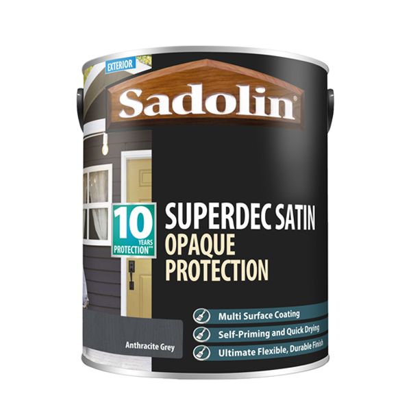 SADOLIN SUPERDEC ANTHRACITE GREY 5L