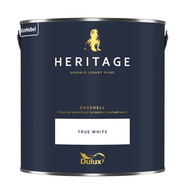 DT HERITAGE EGGSHELL TRUE WHITE 2.5L