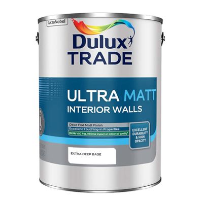Dulux Trade Ultra Matt Interior Walls Extra Deep Base 5L