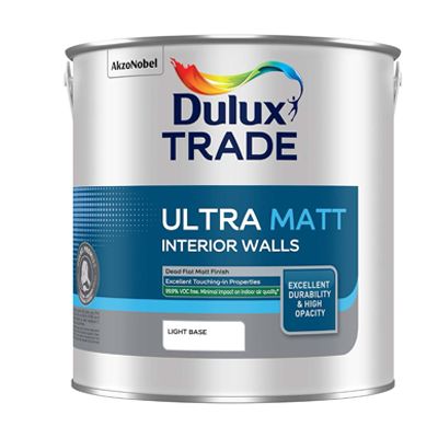 Dulux Trade Ultra Matt Interior Walls Light Base 2.5L