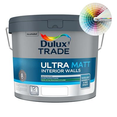 Dulux Trade Ultra Matt Interior Walls Tint Col 10L