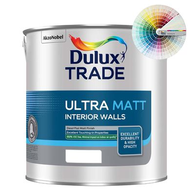 Dulux Trade Ultra Matt Interior Walls Tint Col 2.5L