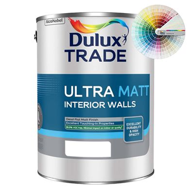 Dulux Trade Ultra Matt Interior Walls Tint Col 5L