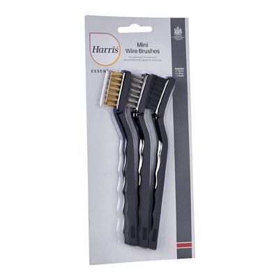 Harris Essentials Mini Wire Brushes (4PK)