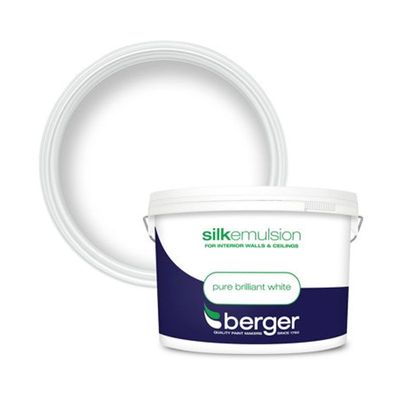 Berger Silk Emulsion Brilliant White 7.5L