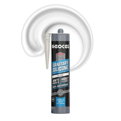 Geocel Sanitary Silicone Clear 300ml