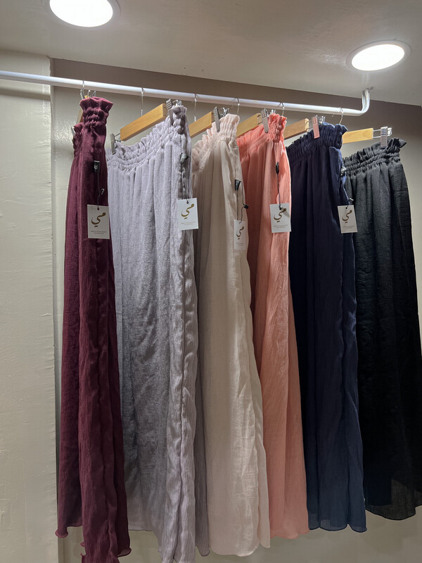 CREPE PLAIN SKIRT