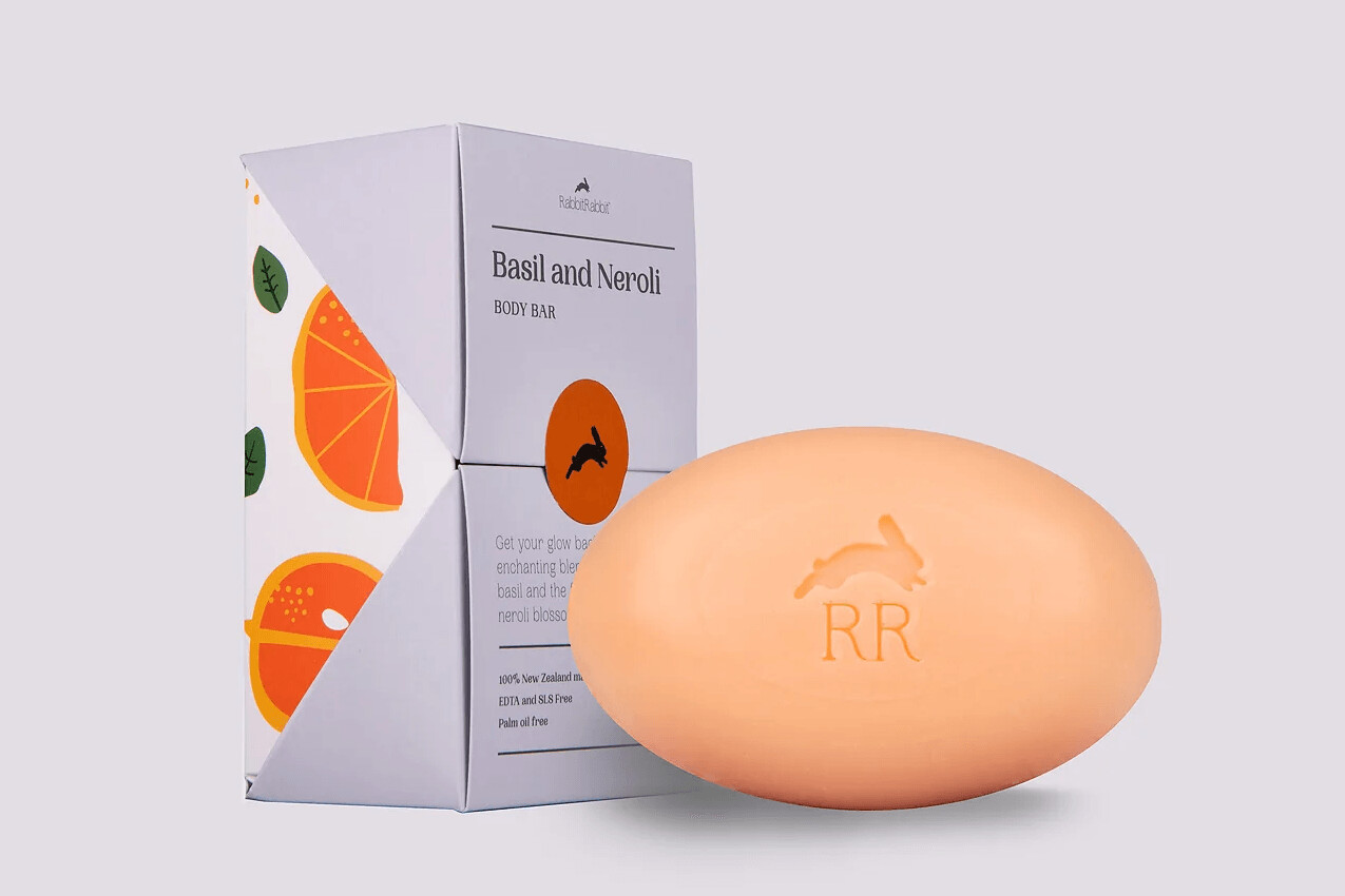 Basil & Neroli Body Bar 150g by Rabbit Rabbit