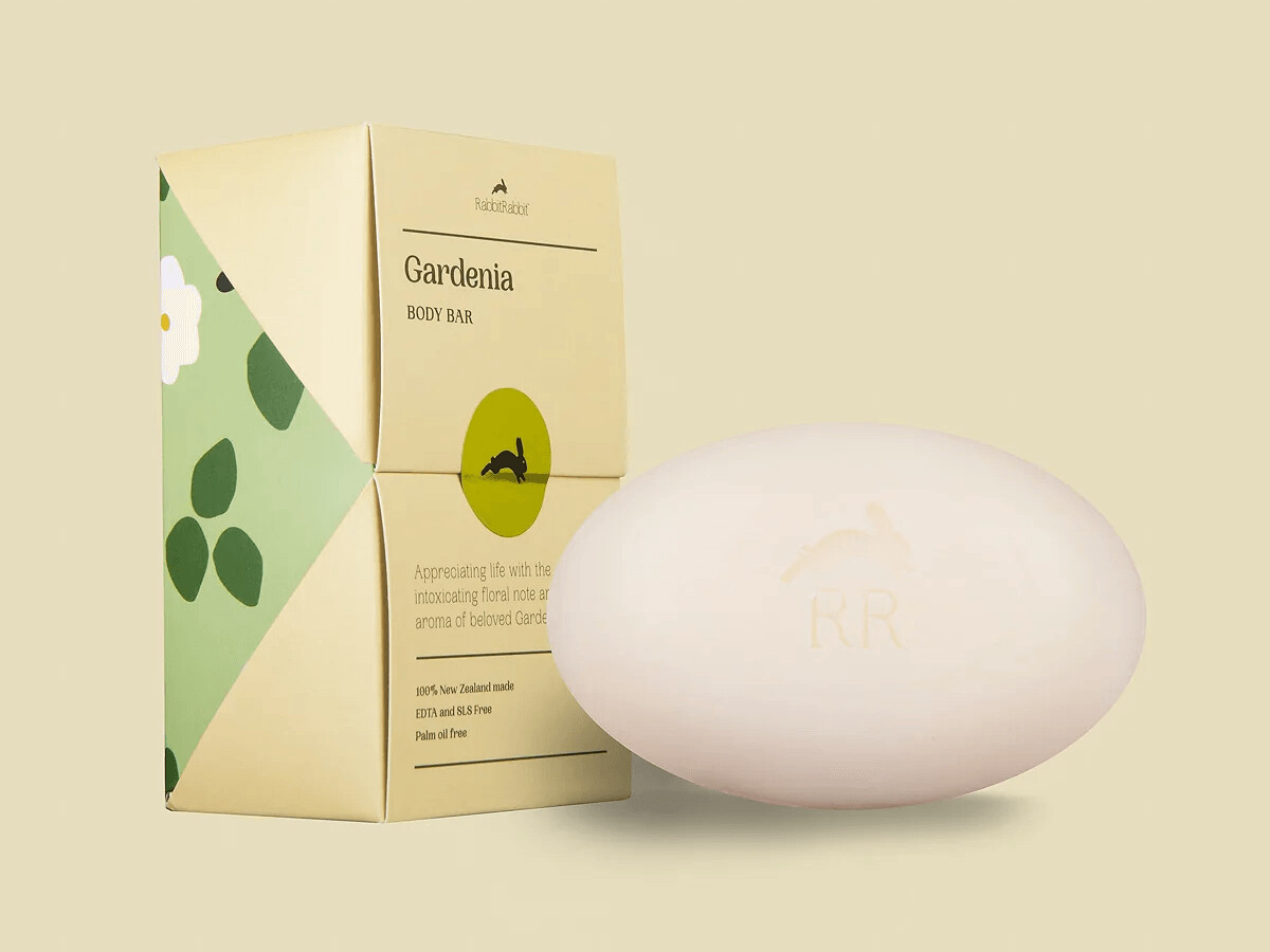 Gardenia Body Bar 150g by Rabbit Rabbit
